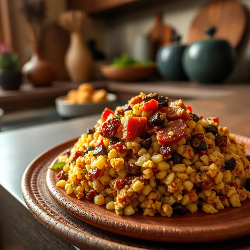 Bacon-Infused Curried Couscous Salad recipe