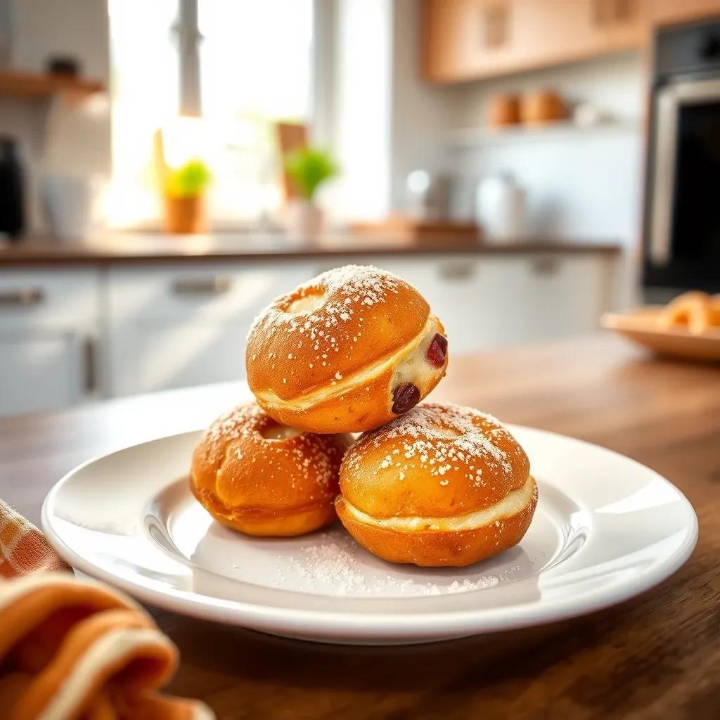 Baked Doughnut Puffs recipe