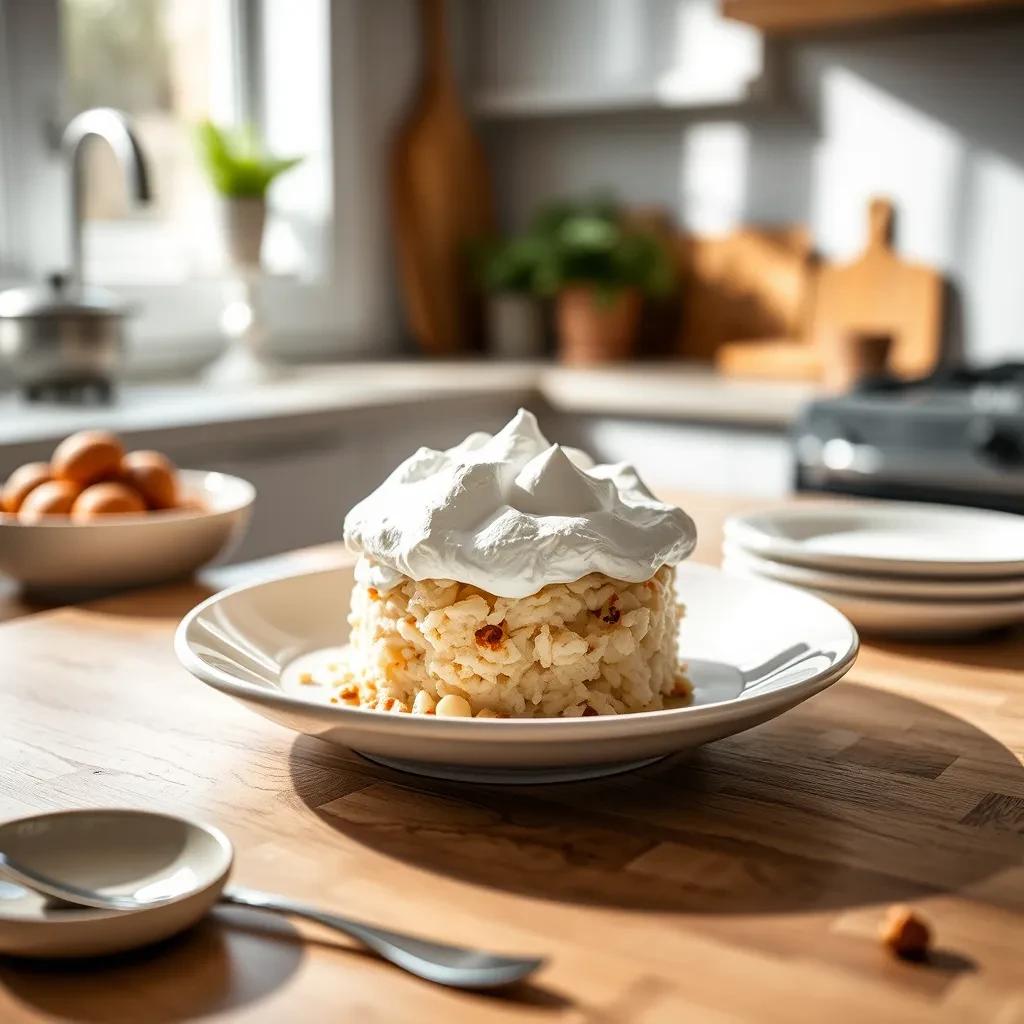 Baked Rice Pudding with Meringue recipe