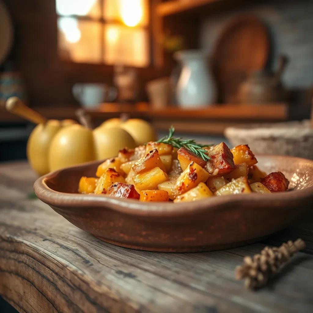 Baked Squash and Apple Casserole recipe