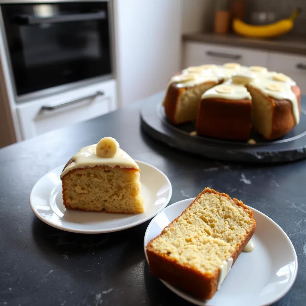 Banana Eggnog Cake recipe