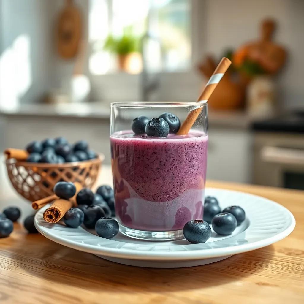 Blueberry Cinnamon Smoothie recipe