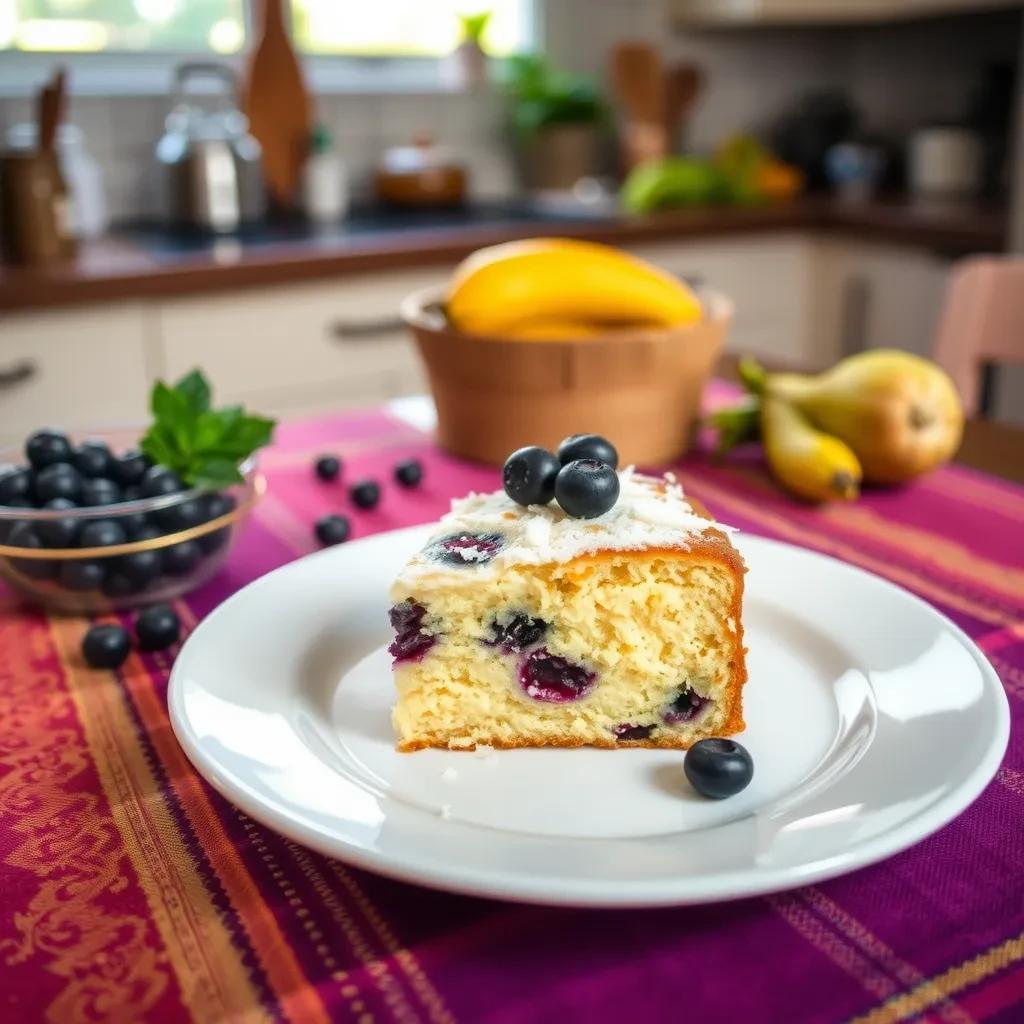 Blueberry Coconut Cake recipe