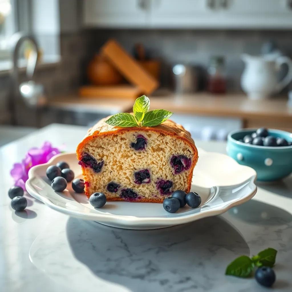 Blueberry Mojito Tea Bread recipe