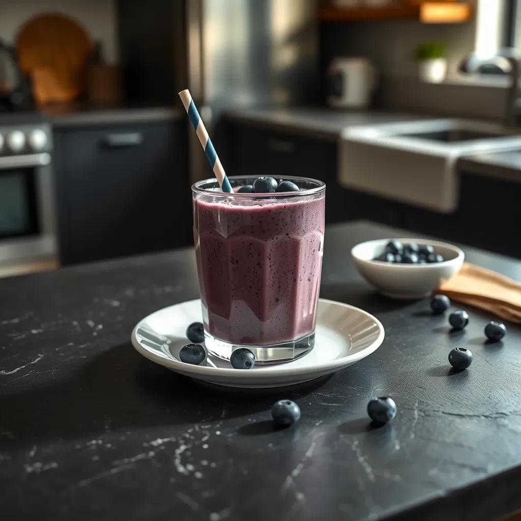 Blueberry Muffin Smoothie Bowl recipe