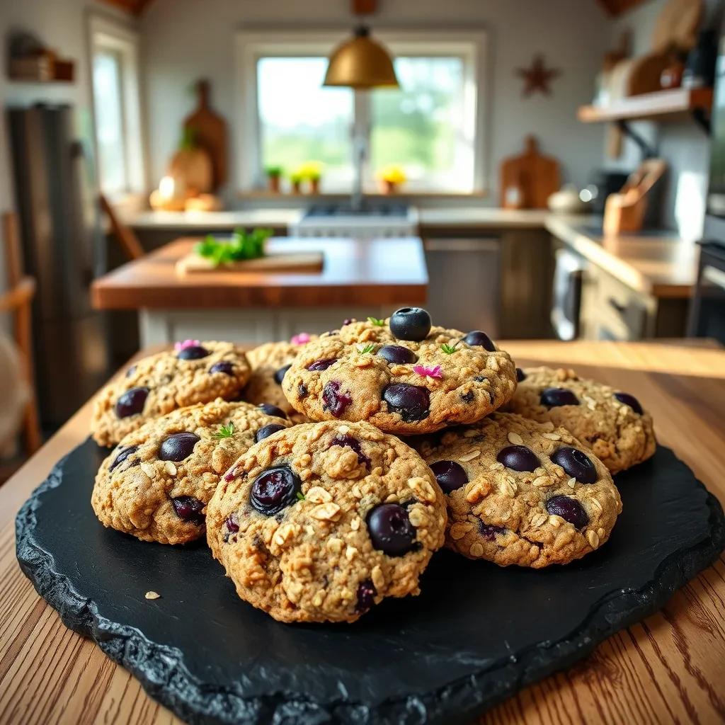 Blueberry Oatmeal Chocolate Chip Cookies Delight recipe