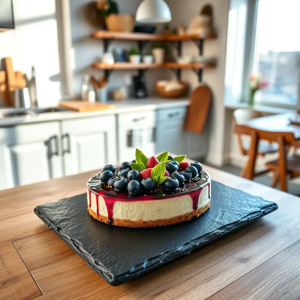 Blueberry Shortbread Cheesecake Delight recipe