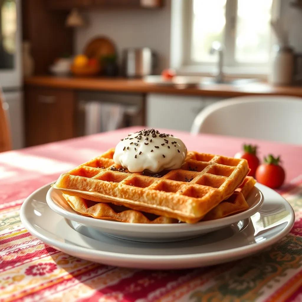 Fluffy Buttermilk Waffles recipe