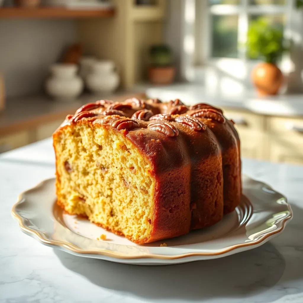 Butterscotch Pecan Pound Cake recipe