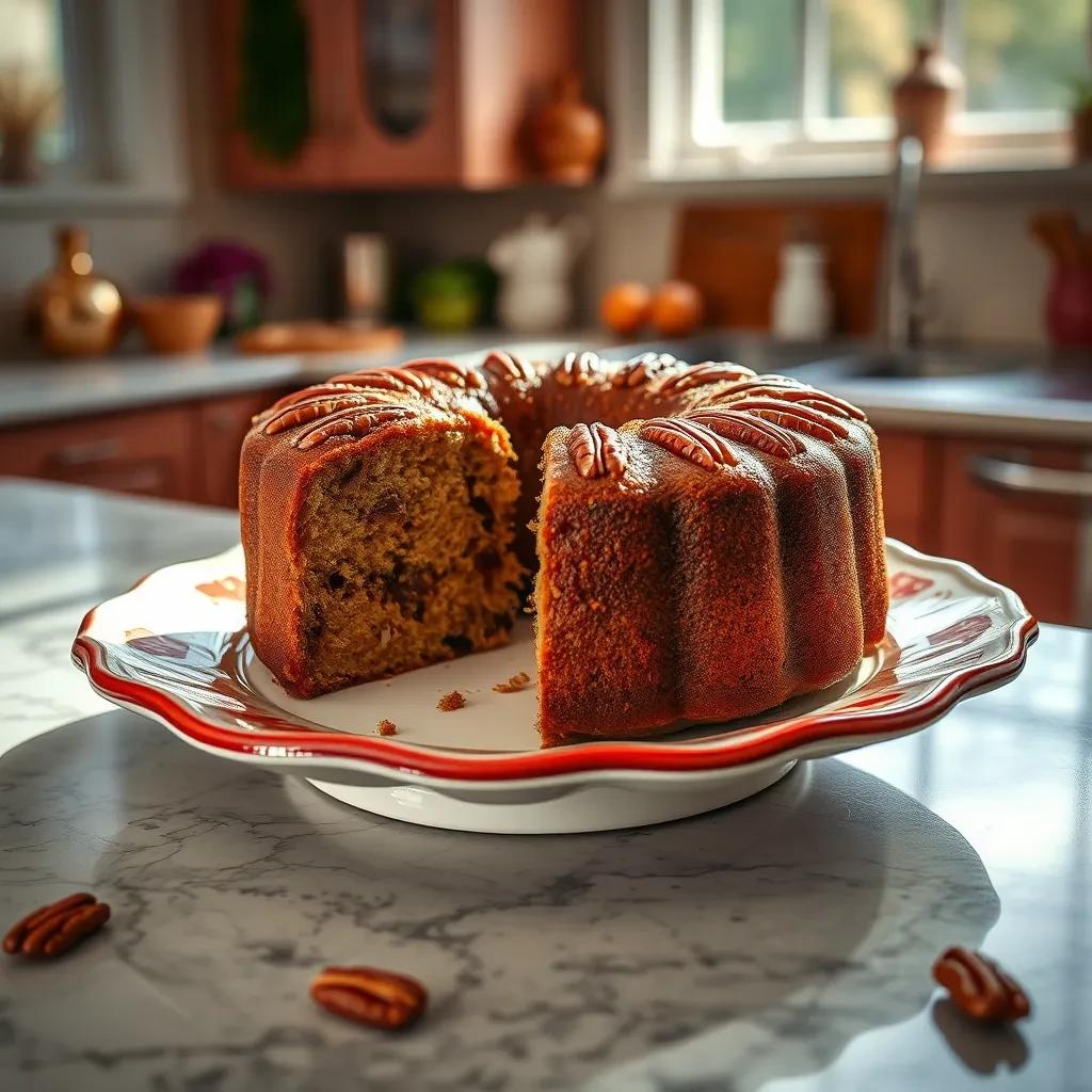 Cajun Pecan Cake recipe