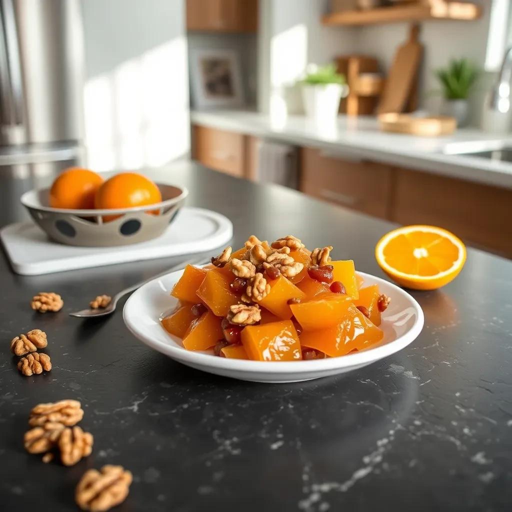 Candied Orange Walnut Delight recipe