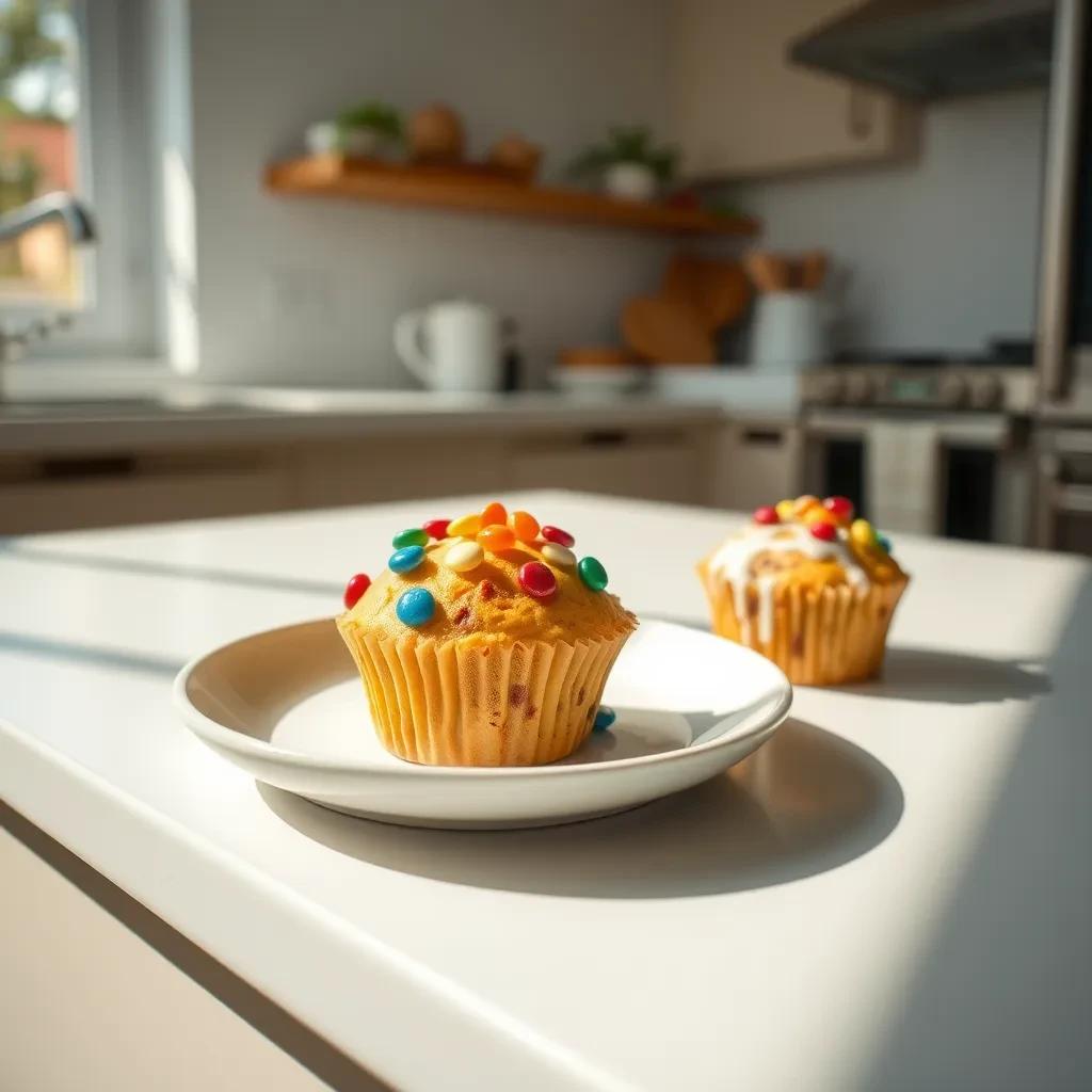 Candy-Coated Pancake Muffins recipe