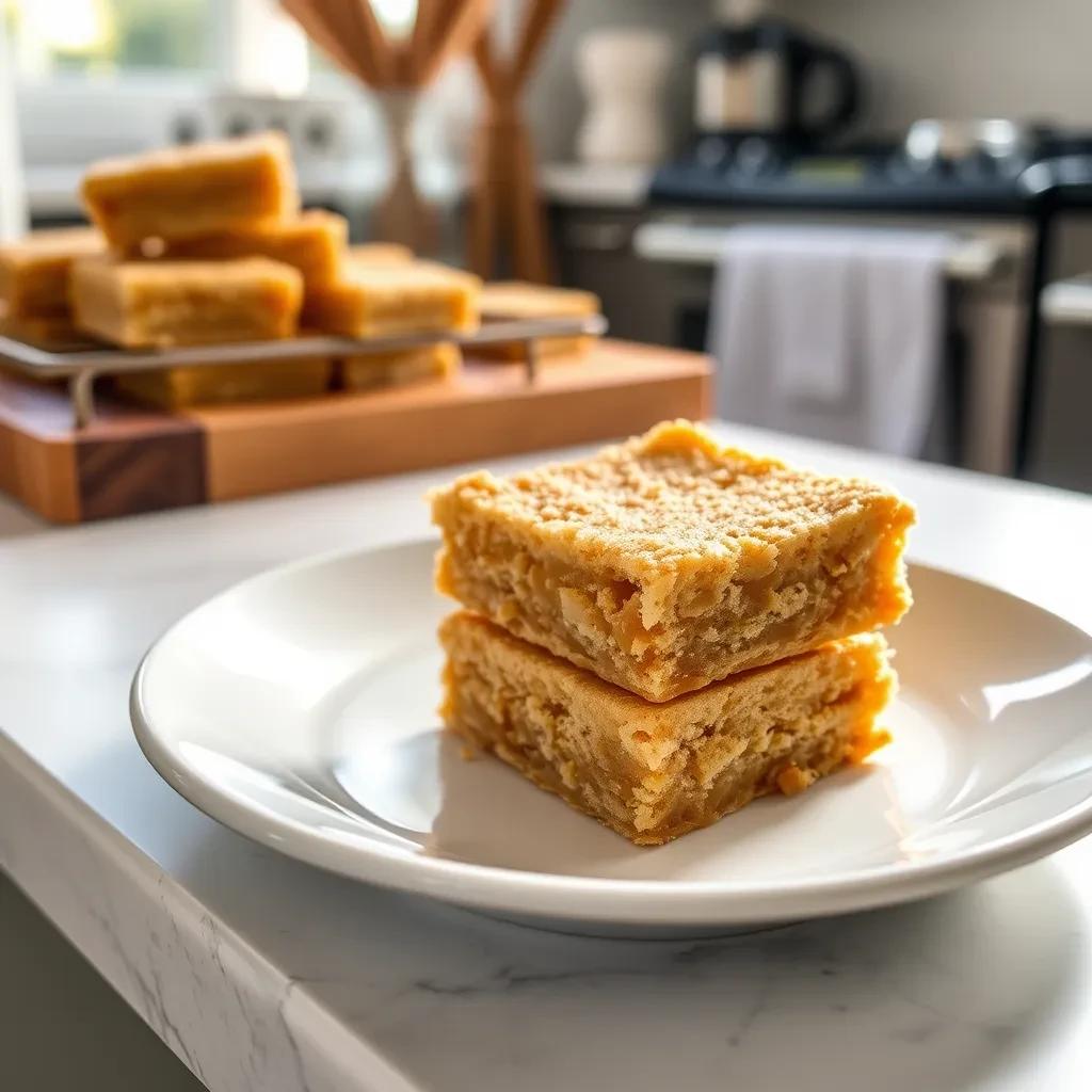 Caramel Snickerdoodle Cookie Bars recipe