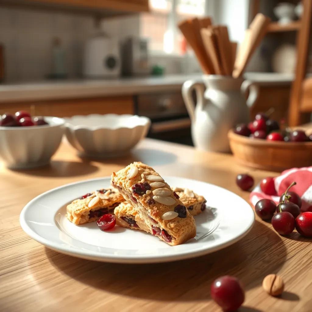 Cherry Almond Biscotti Delights recipe