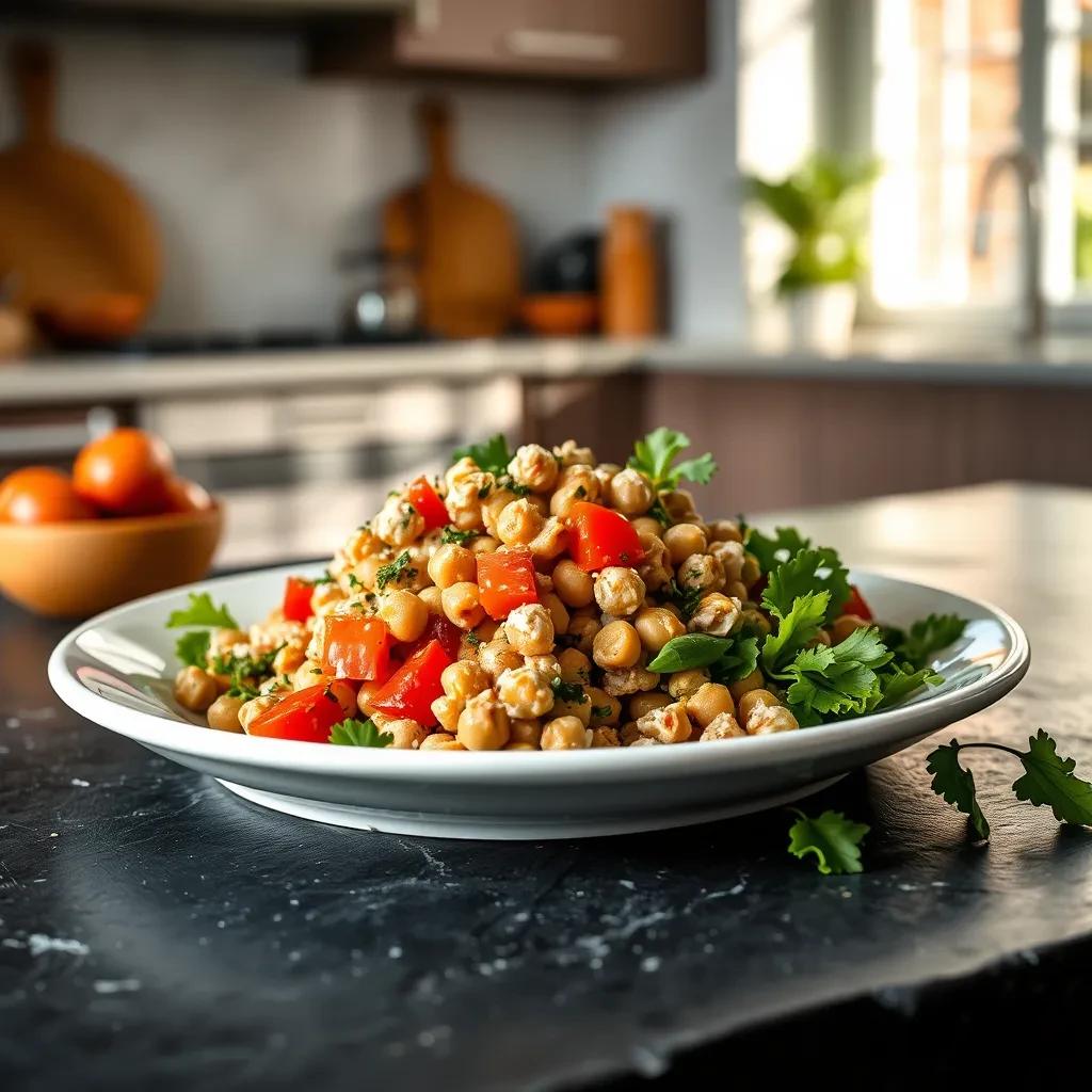 Chickpea Tuna Salad recipe