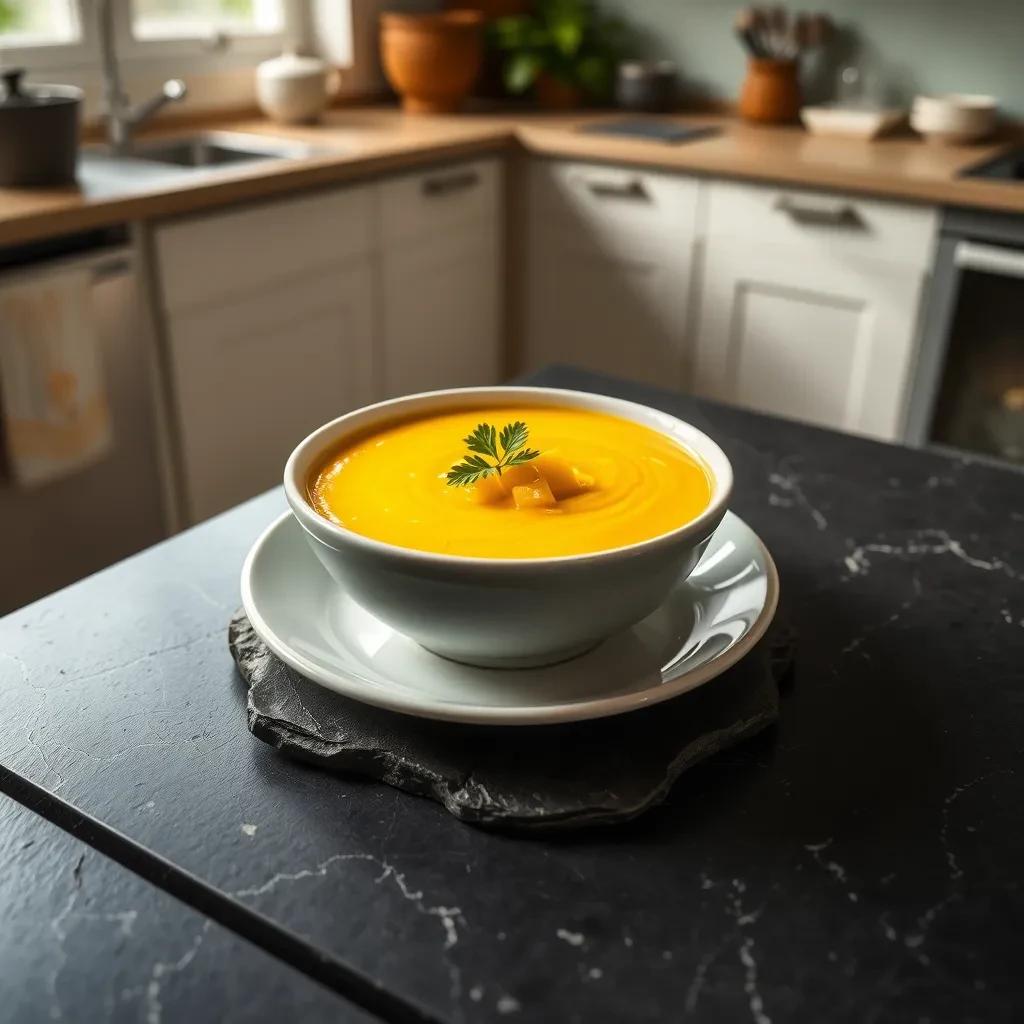 Chilled Mango Pineapple Soup recipe