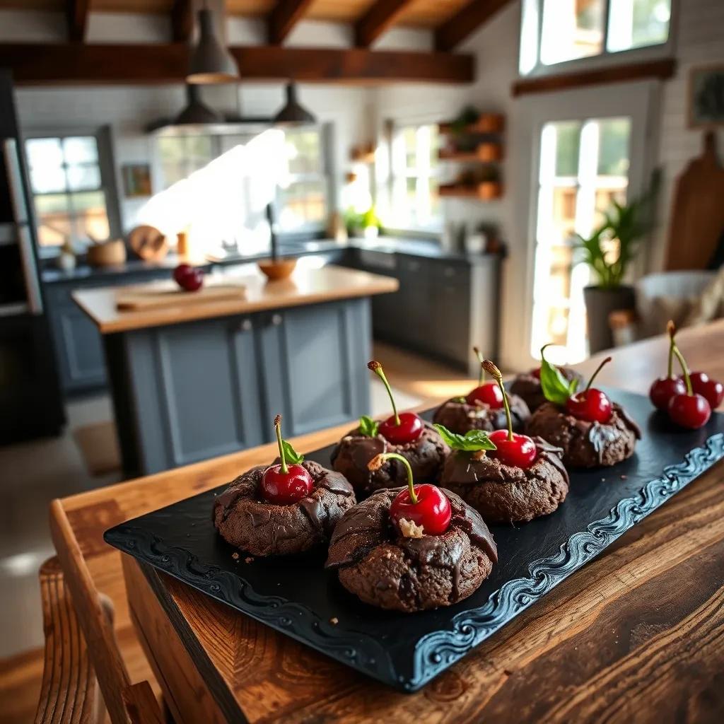 Chocolate Cherry Cookies Delight recipe