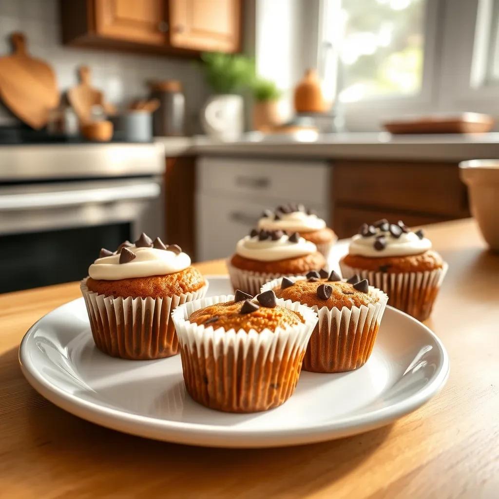 Chocolate Chip Carrot Cake Cupcakes recipe