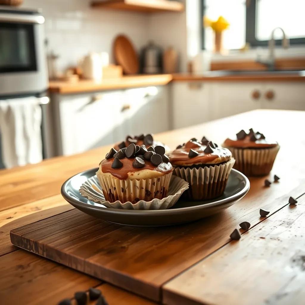 Chocolate Chip Cheesecake Cupcakes Delight recipe