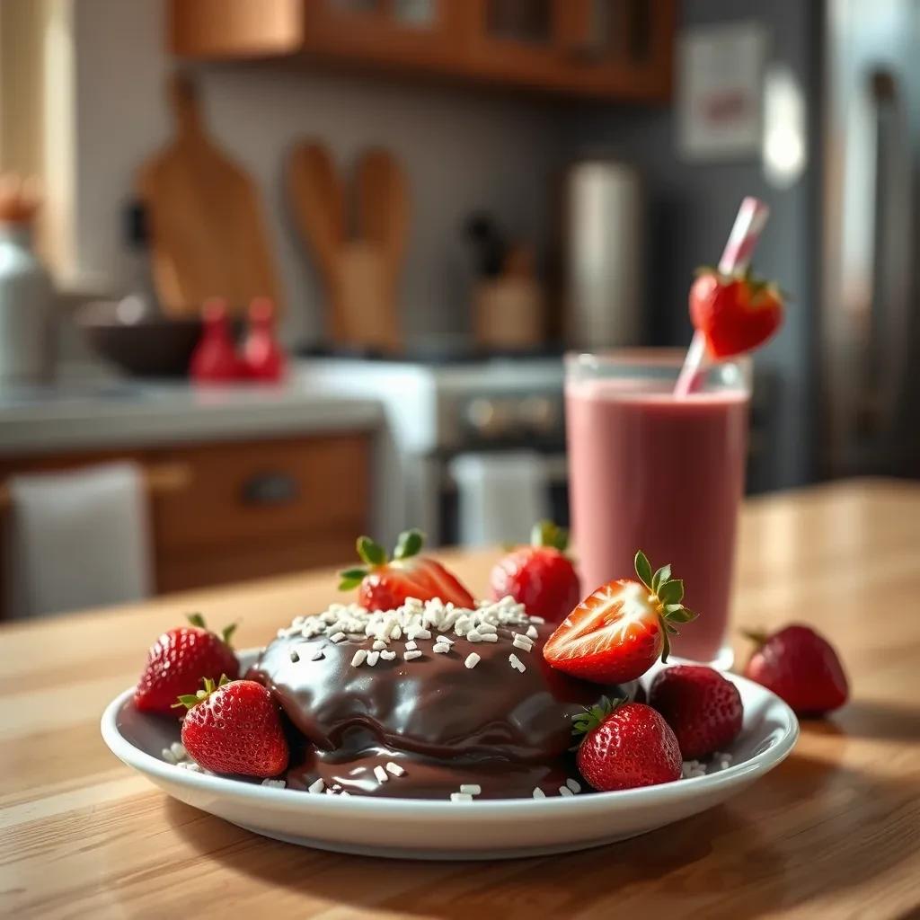 Chocolate-Covered Strawberry Smoothie recipe