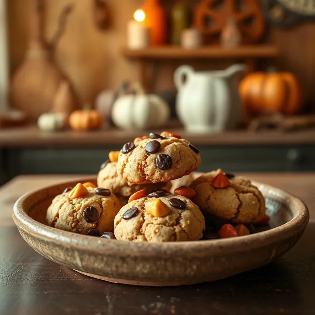 Chunky Halloween Candy Cookies Delight recipe