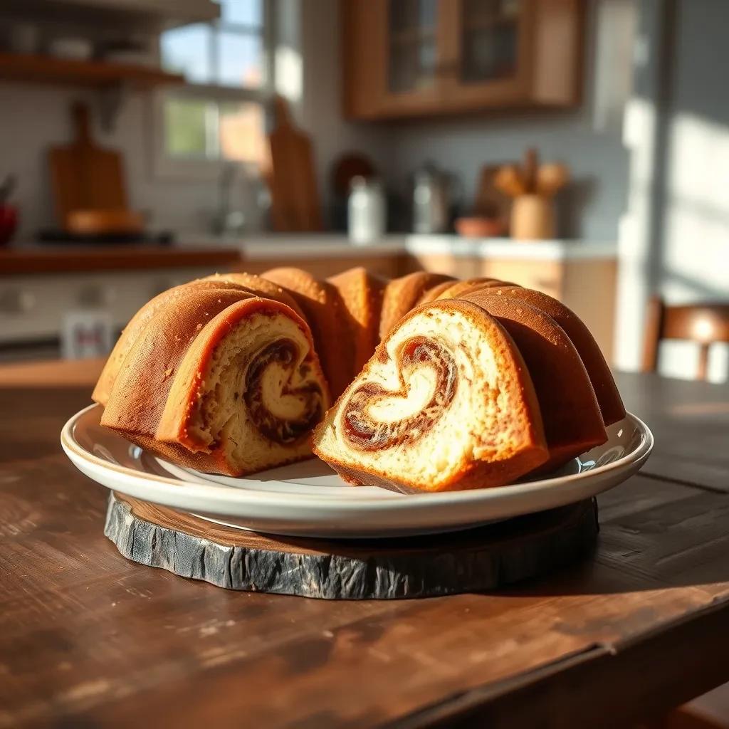 Cinnamon Maple Swirl Bundt Cake recipe