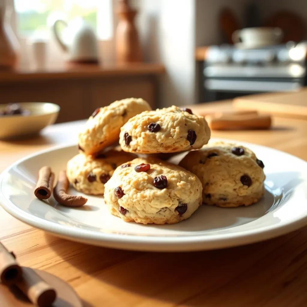 Cinnamon Raisin Yogurt Biscuits recipe