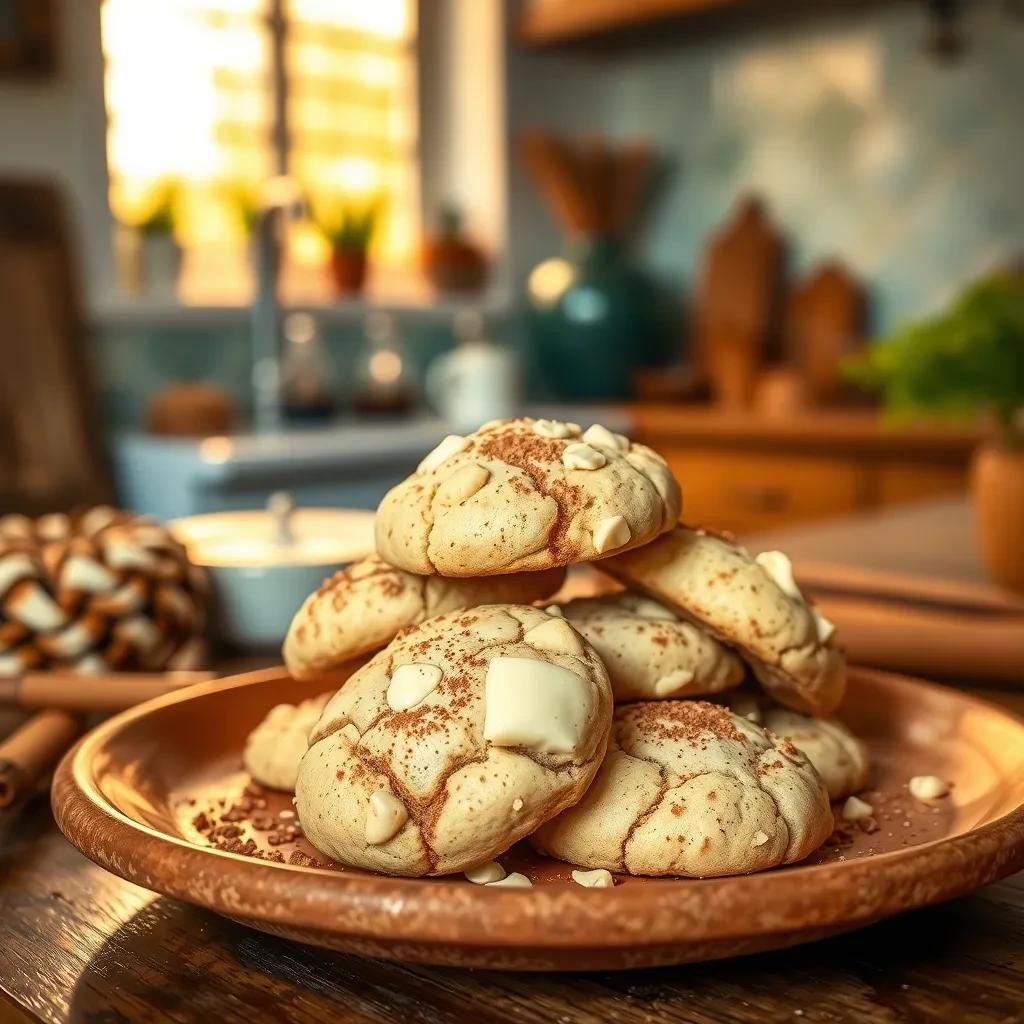 Cinnamon White Chocolate Delight Cookies recipe