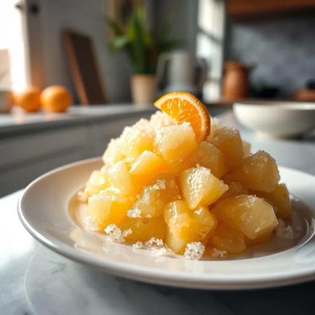 Citrus Ginger Ice Granita recipe