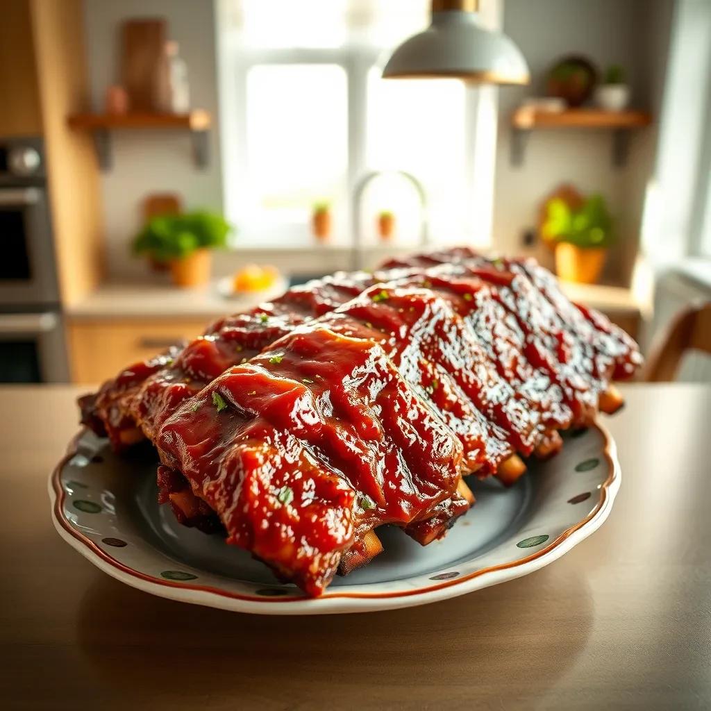 Classic Barbecued Pork Ribs recipe