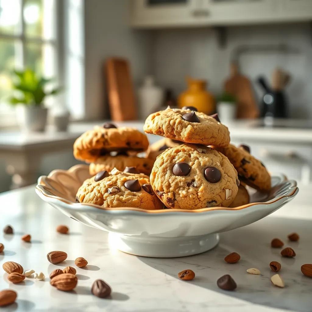 Coconut Almond Chocolate Chip Cookies recipe