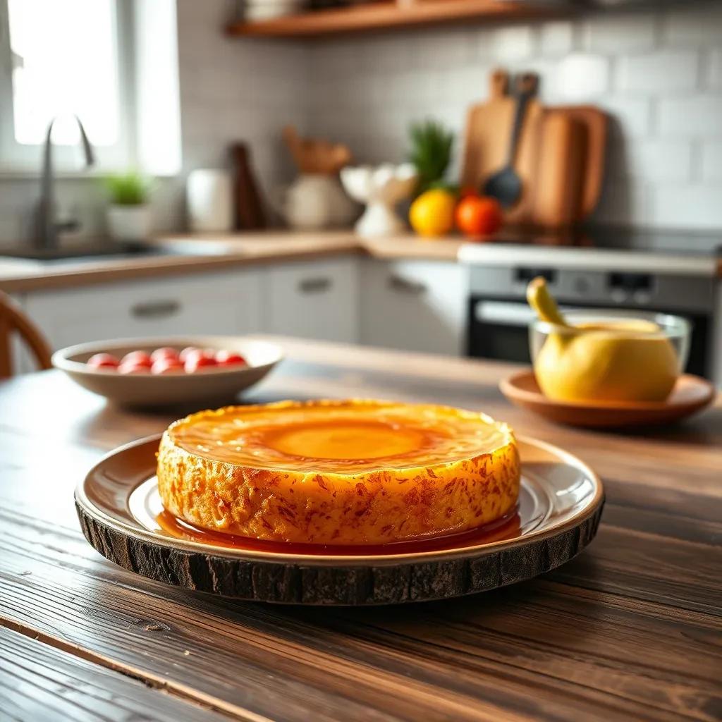 Coconut Cheese Flan recipe