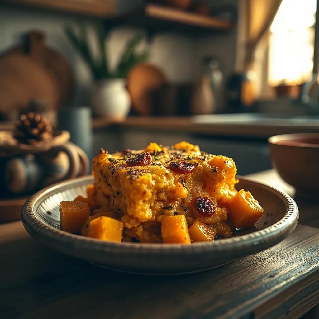 Cozy Butternut Squash Casserole recipe