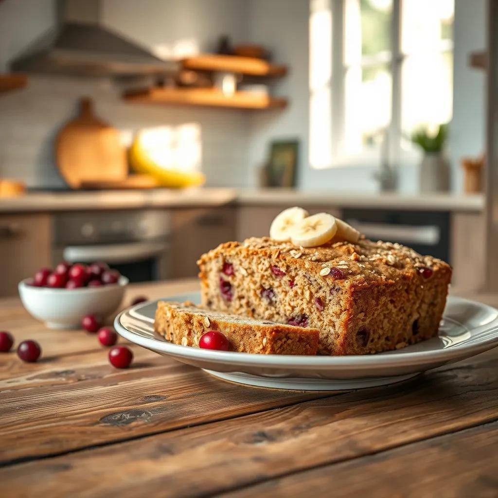 Cranberry Banana Oat Bread Delight recipe