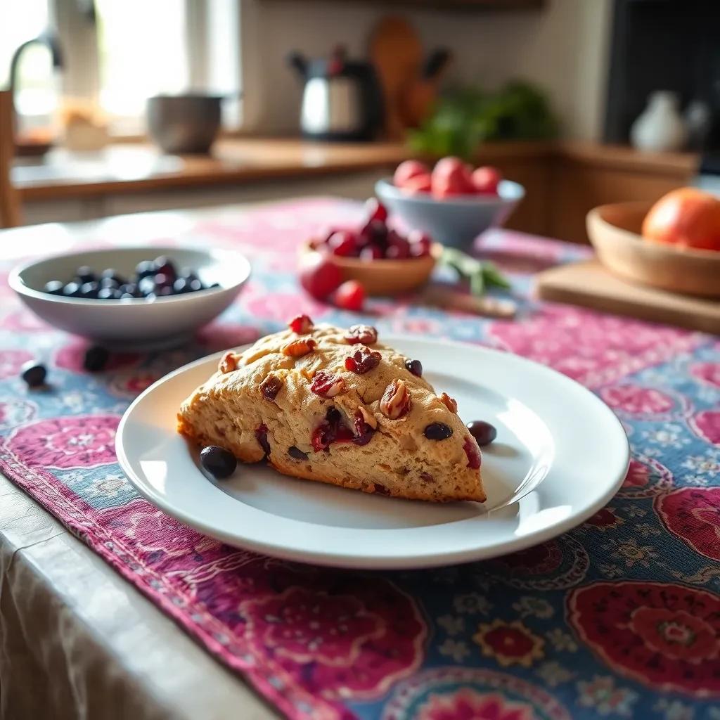 Cranberry Pecan Scones Delight recipe