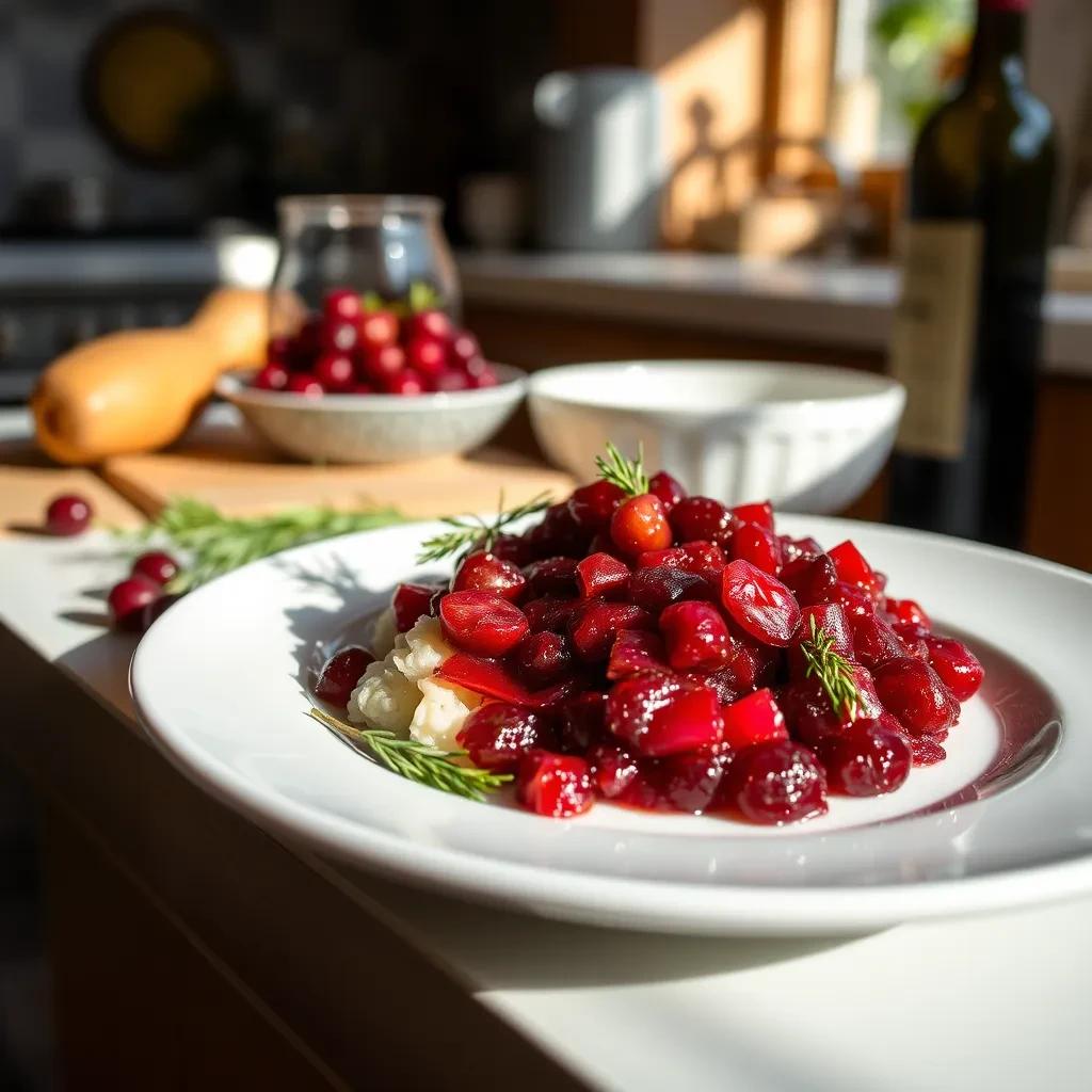 Cranberry and Red Wine Relish recipe