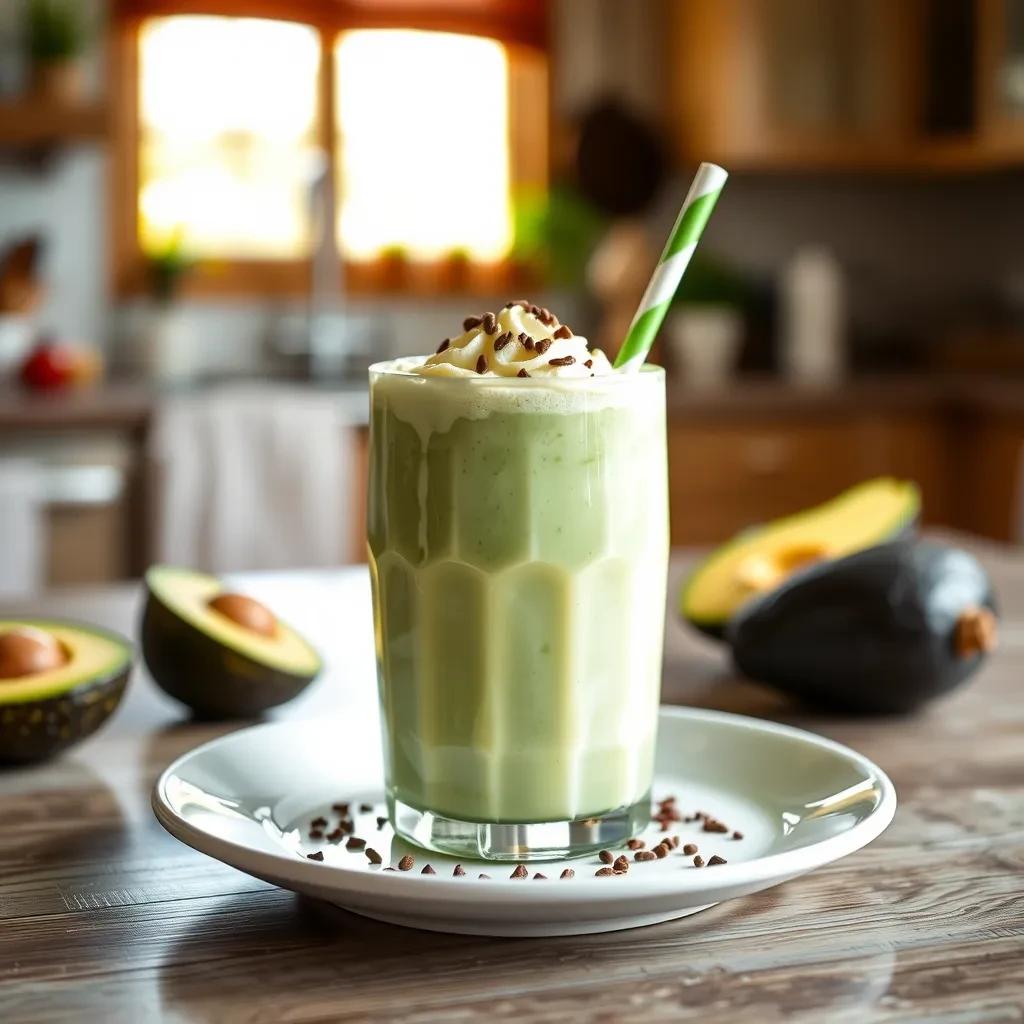 Creamy Avocado Milkshake recipe