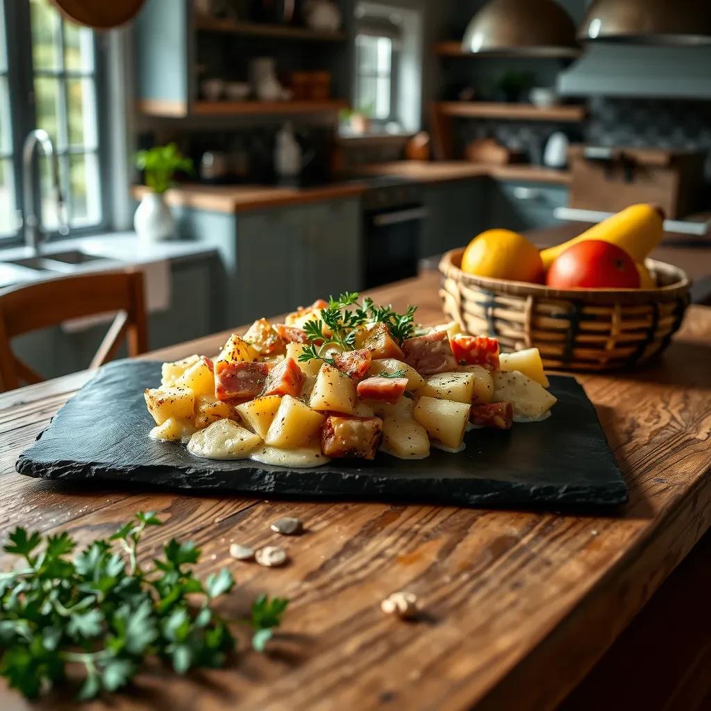 Creamy Ham and Potato Bake recipe