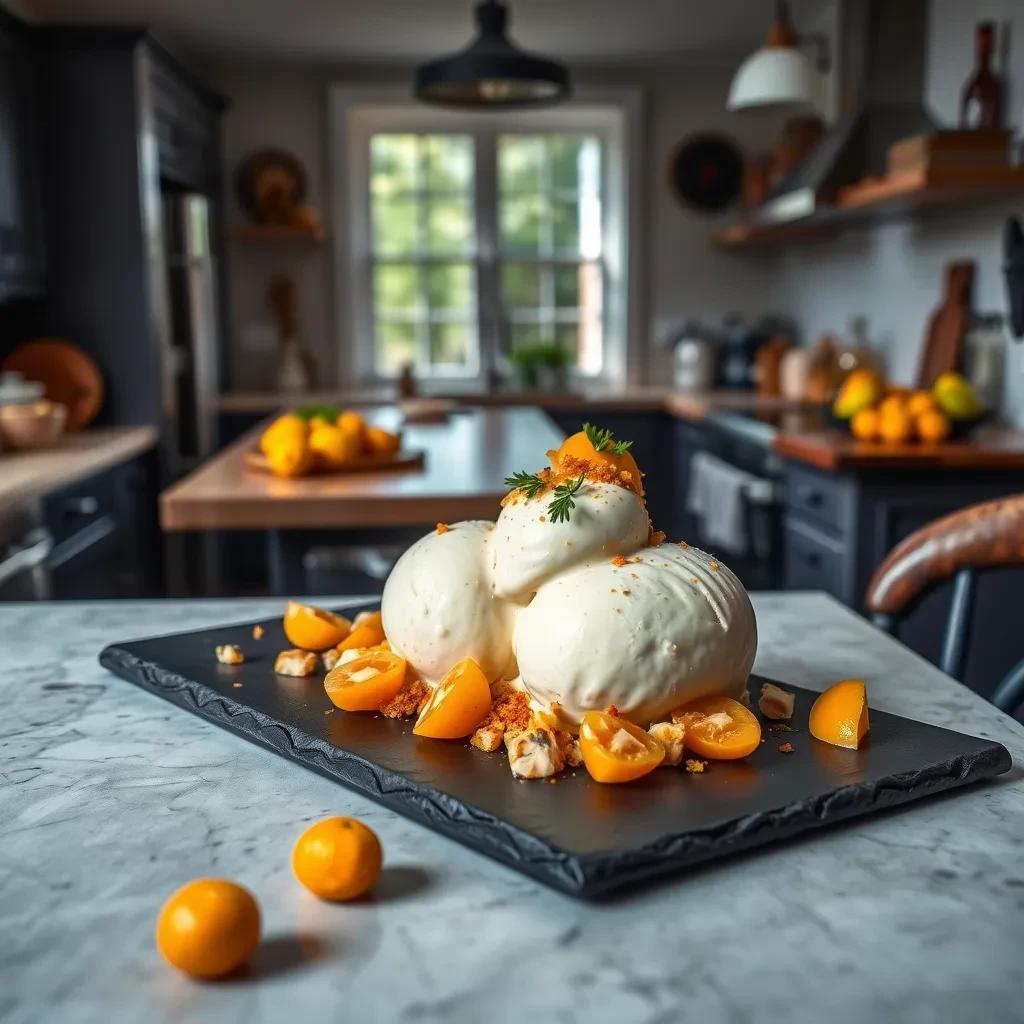 Creamy Kumquat Delight Ice Cream recipe