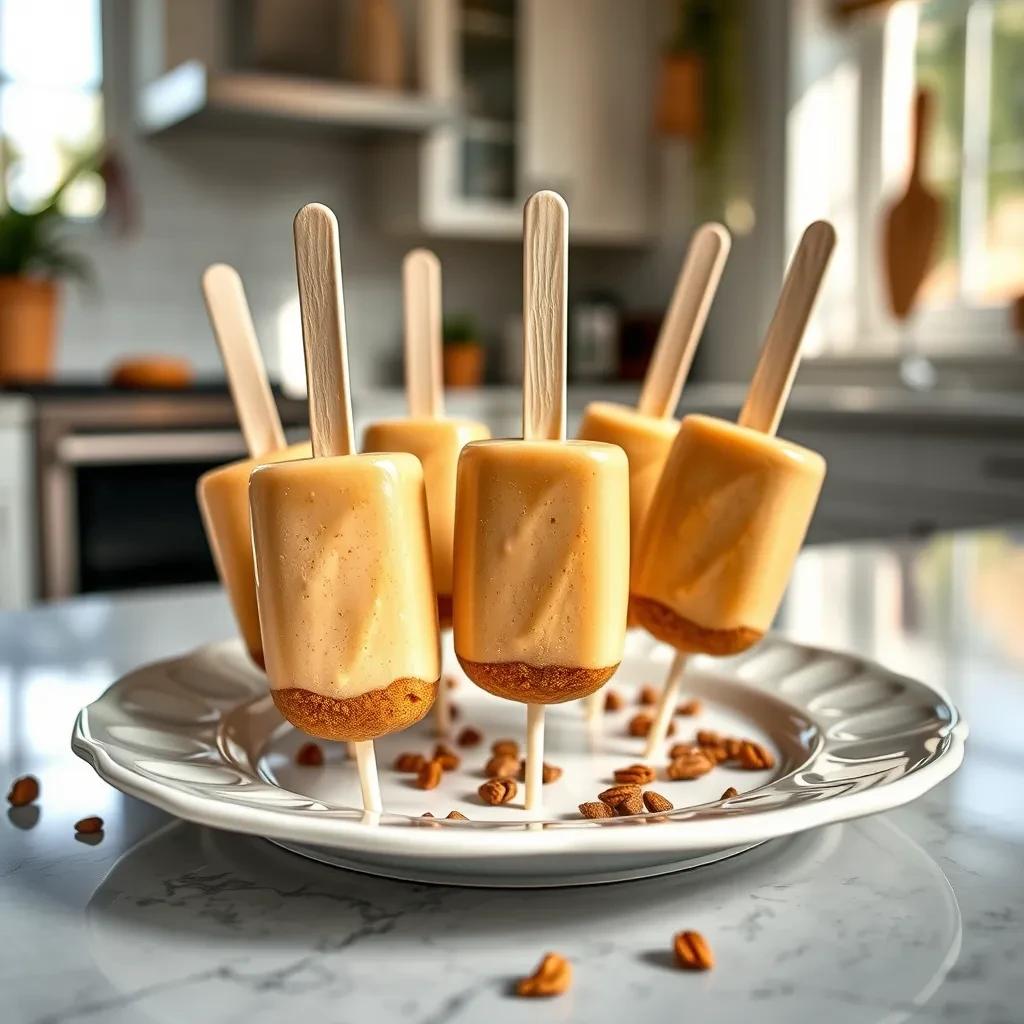 Creamy Peanut Butter Pudding Pops recipe