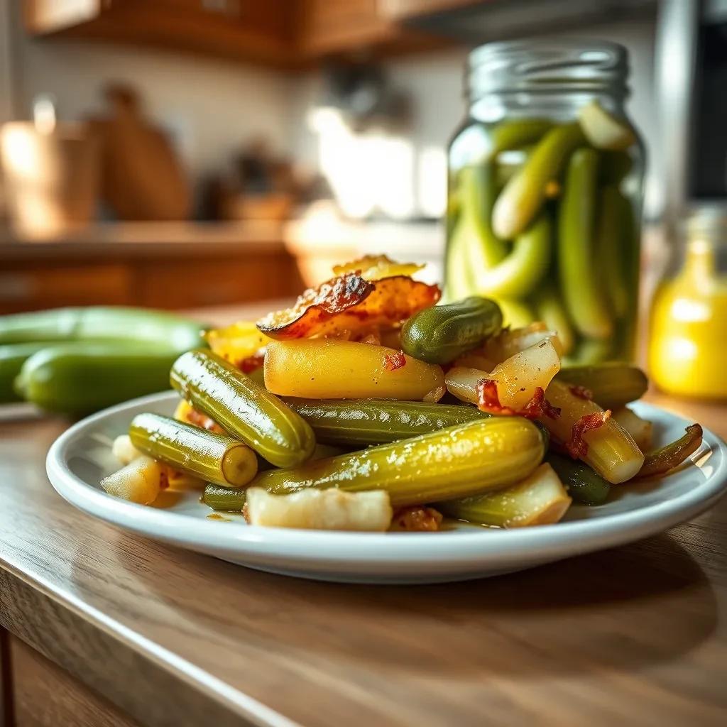 Crisp and Tangy Refrigerator Pickles recipe