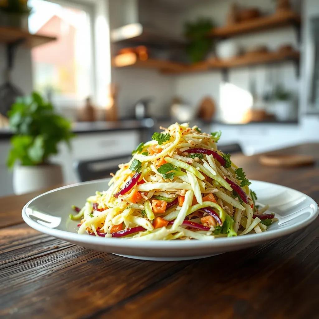 Crunchy Napa Cabbage Slaw recipe