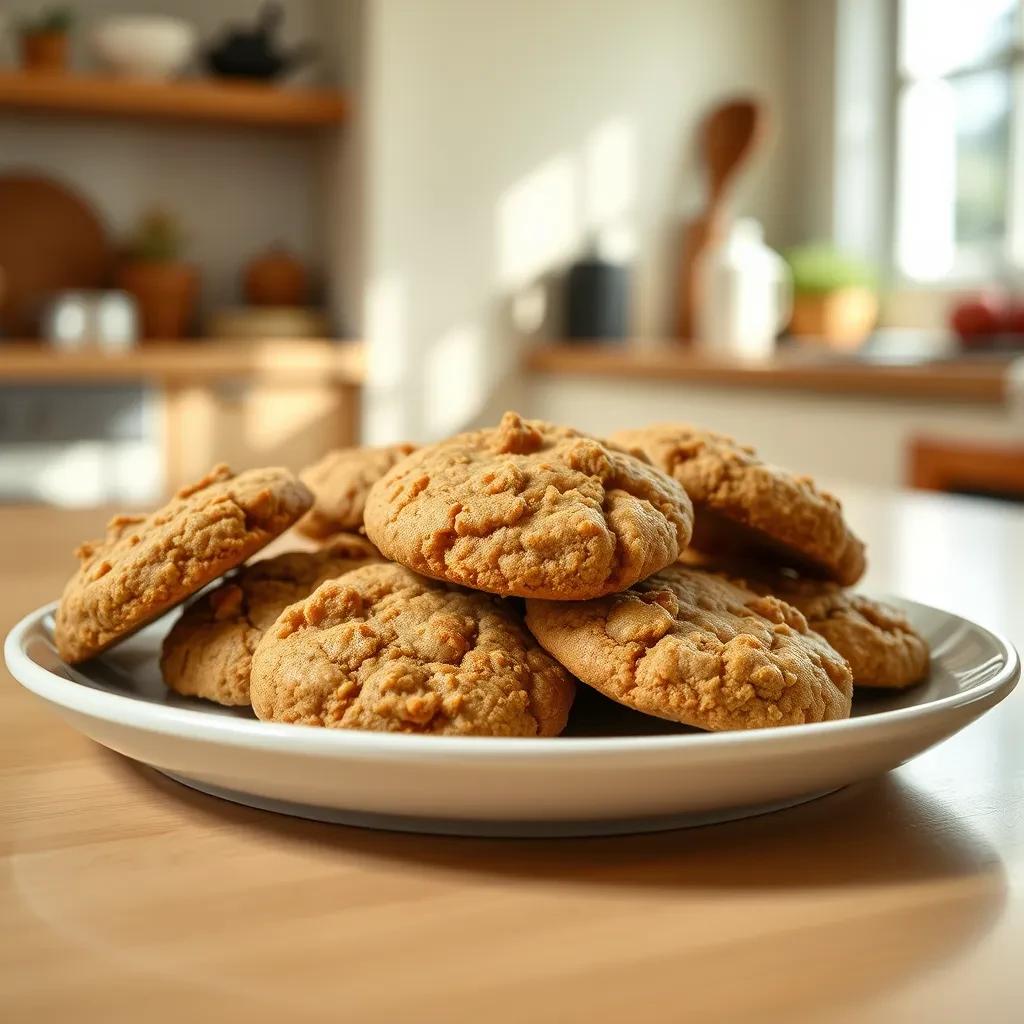 Crunchy Peanut Butter Cookies recipe