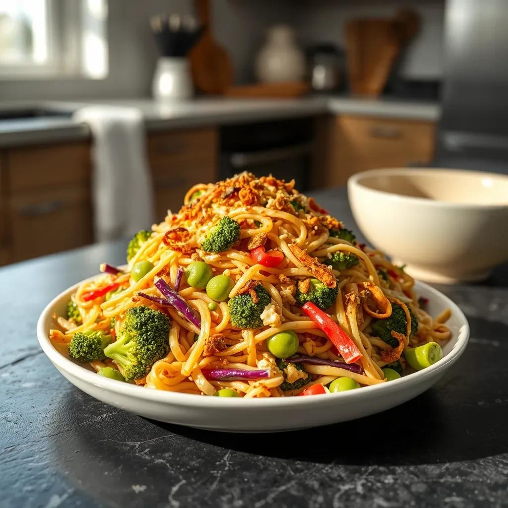 Crunchy Ramen Broccoli Slaw recipe