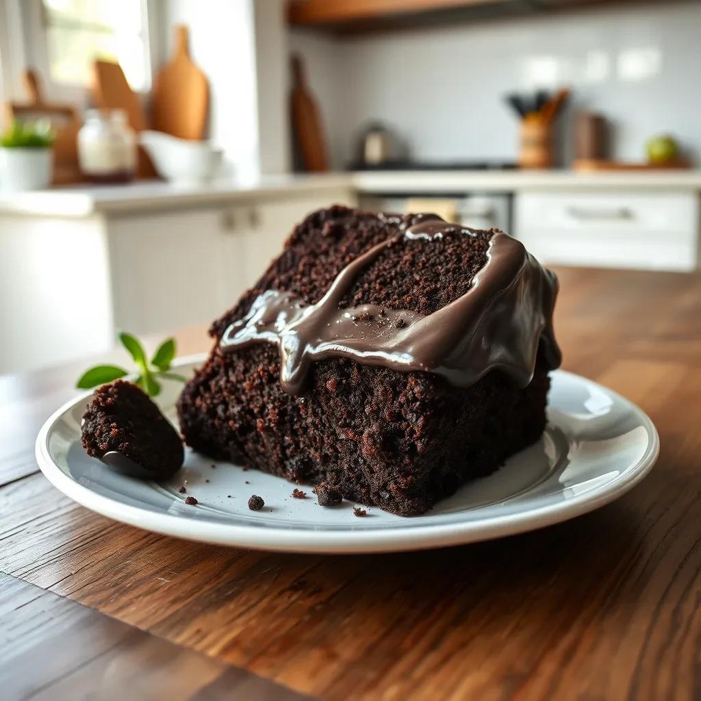 Decadent Dark Chocolate Ganache Cake recipe