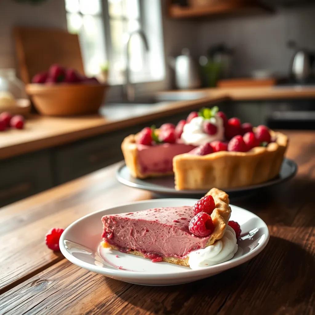 Decadent Raspberry French Silk Pie recipe