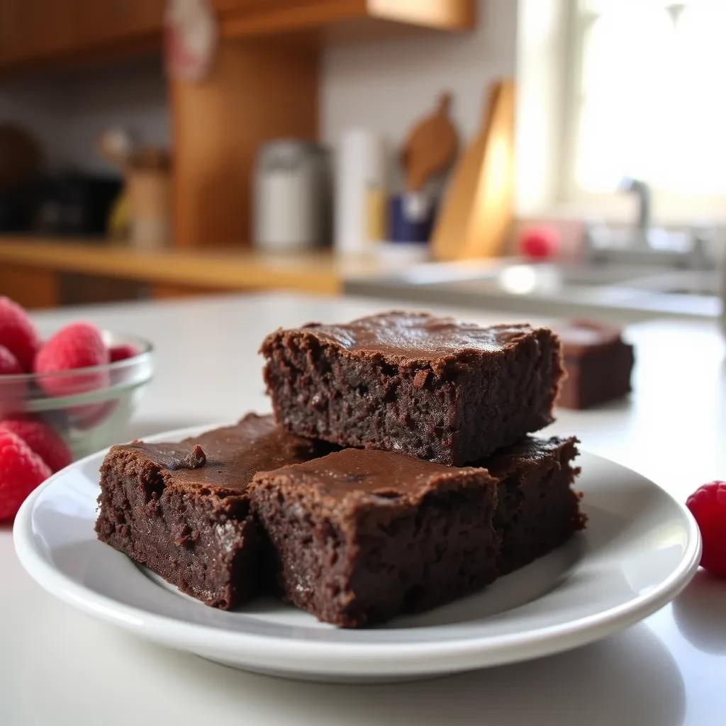 Decadent Raspberry Fudge Brownies recipe