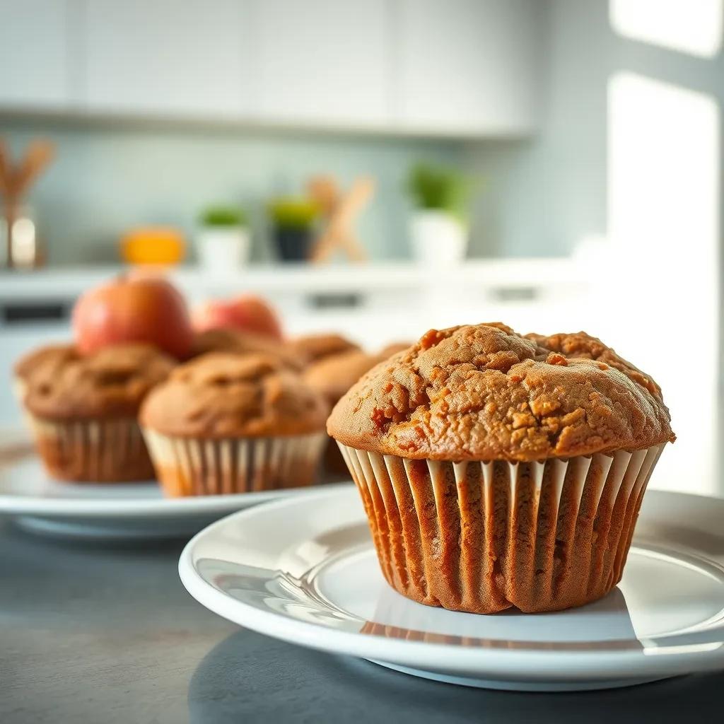 Delicious Apple Carrot Muffins recipe