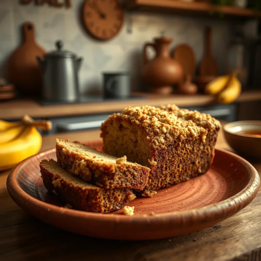 Delicious Banana Crumb Bread recipe