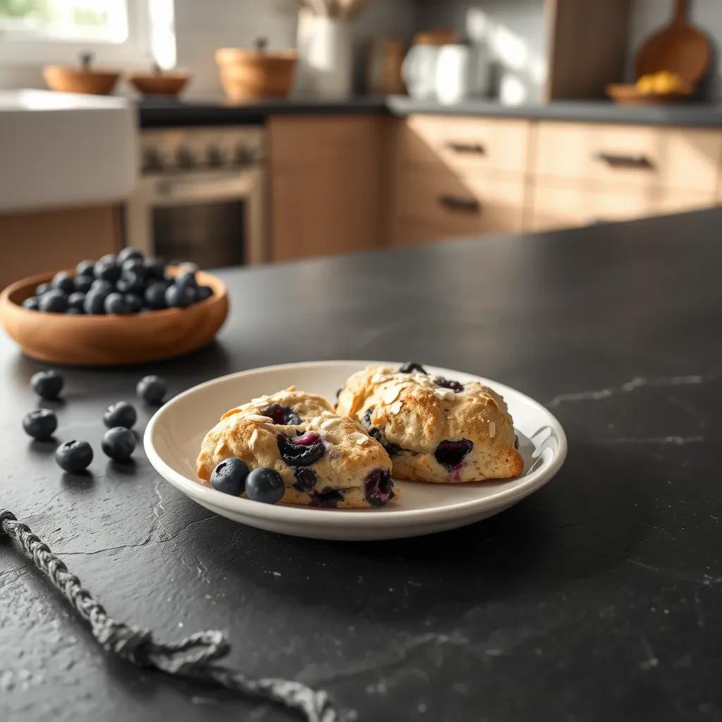 Delicious Blueberry Almond Scones recipe